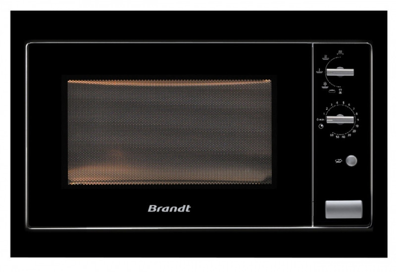 Brandt MM1020B Built-in 24L 900W Black microwave