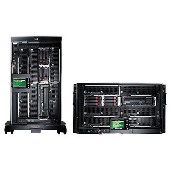 Hewlett Packard Enterprise BLc3000 Tower Enclosure with 2 AC Power Supplies 4 Fan Trial ICE BL License Computer-Gehäuse