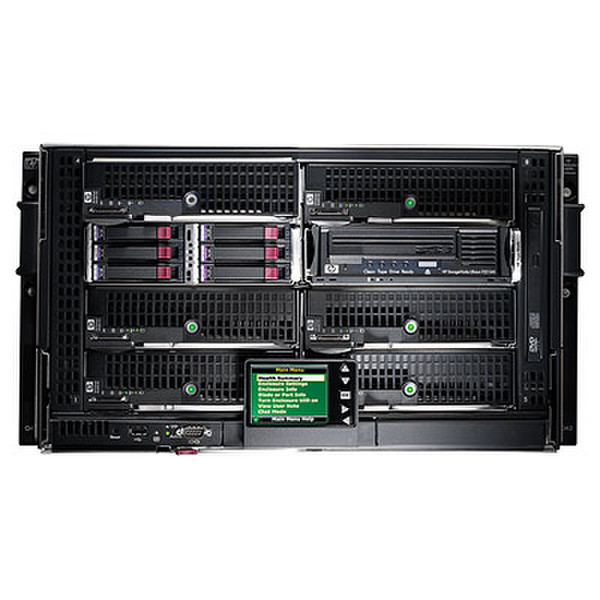 Hewlett Packard Enterprise BladeSystem Single-Phase c3000 Cтойка Черный системный блок