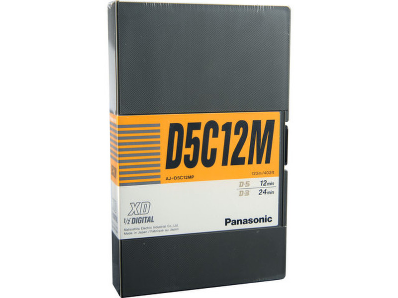 Panasonic AJ-D5C12M Medium 24min 1pc(s) audio/video cassette