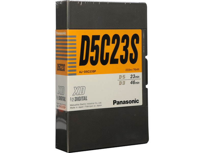 Panasonic AJ-D5C23S Video сassette 46min 1Stück(e) Audio-/Videokassette