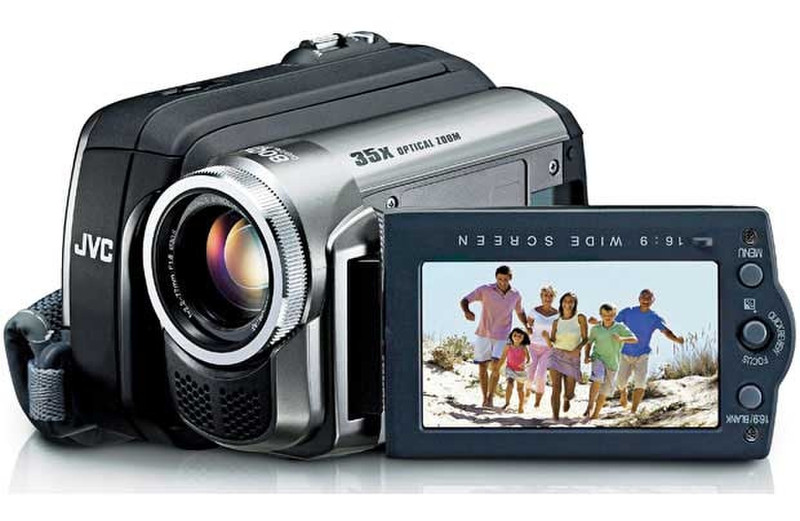 JVC GR-D820 MiniDV Camcorder 0.8MP CCD Black,Silver