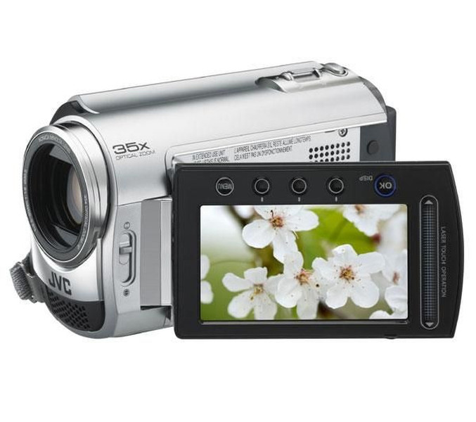 JVC GZ-MG330 HDD Camcorder 30GB Silver 0.8MP CCD Silver