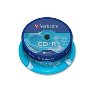 Verbatim CD-R Recordable Spindle 52x CD-R 700MB 25pc(s)