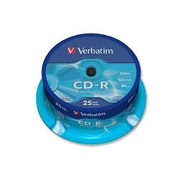 Verbatim CD-R Recordable Spindle 52x CD-R 700MB 25pc(s)