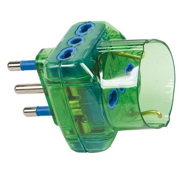 Garanti 87242-G Typ L (IT) Universal Grün Netzstecker-Adapter
