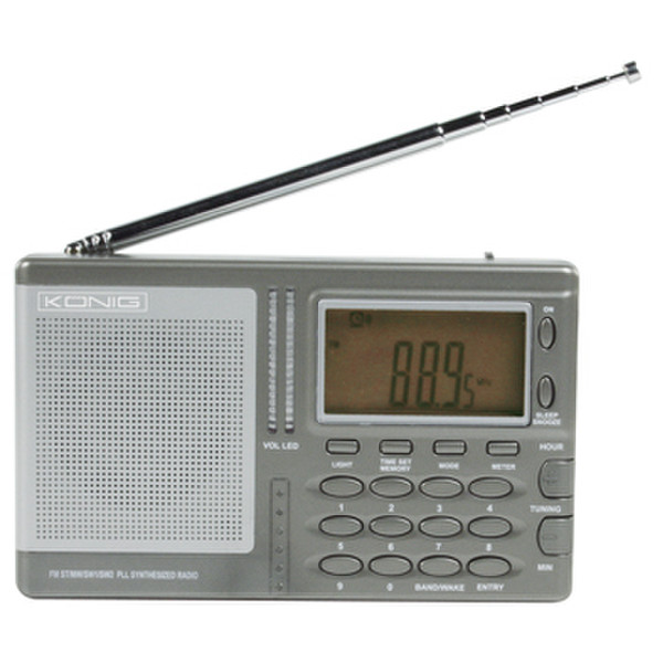 König HAV-PR22 Persönlich Grau Radio