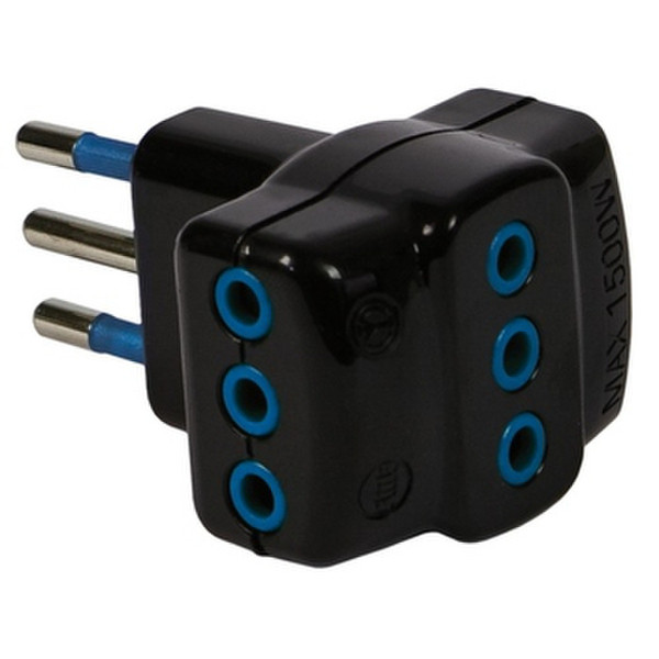 Garanti 87621 Type L (IT) Type L (IT) Black power plug adapter