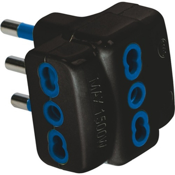 Garanti 87631 Type L (IT) Type L (IT) Black power plug adapter