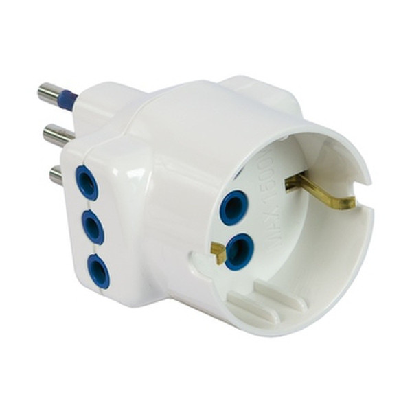 Garanti 87670 Type L (IT) Universal White power plug adapter