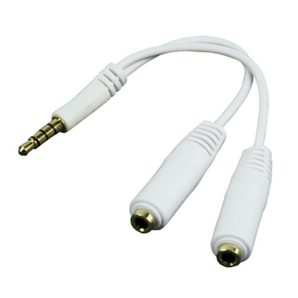 König 3.5mm Cable splitter White