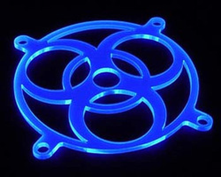 Bitspower 120MM LASER CUT UV-Reactive FAN Grill Biohazard