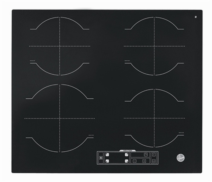 Hoover HVI 469 BLA Eingebaut Induktionskochfeld Schwarz