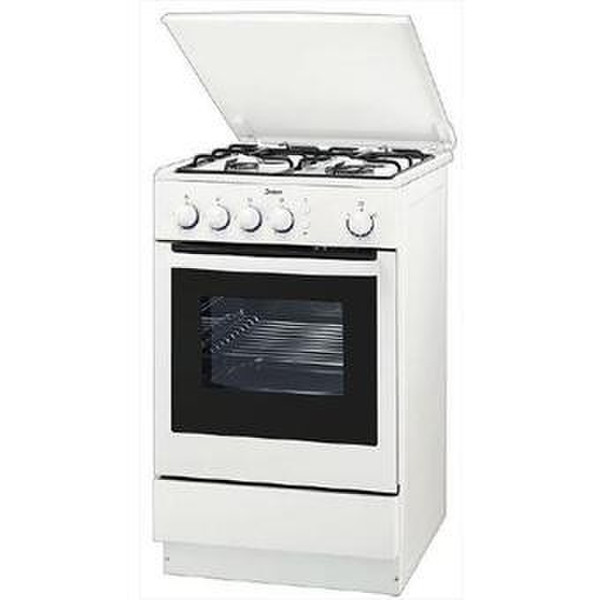 Zoppas PCG 552 GW Freestanding Gas hob White cooker