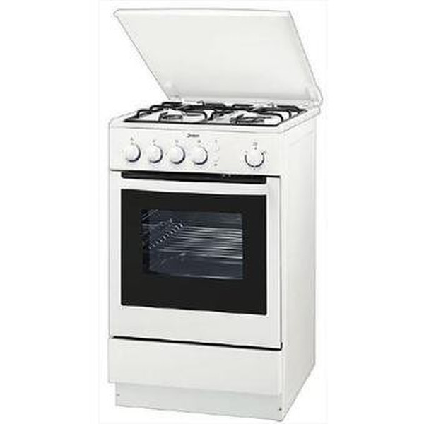 Zoppas PCG 552 GW Freistehend Gas hob Weiß Küchenherd