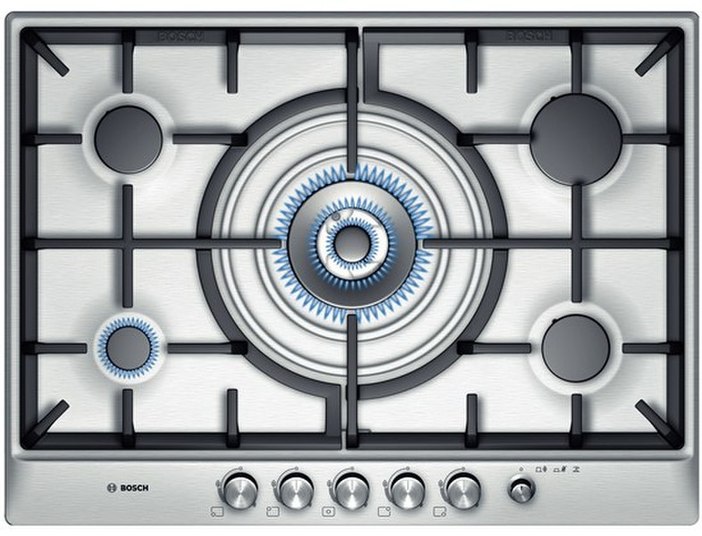 Bosch PCQ715M90E built-in Gas Stainless steel hob