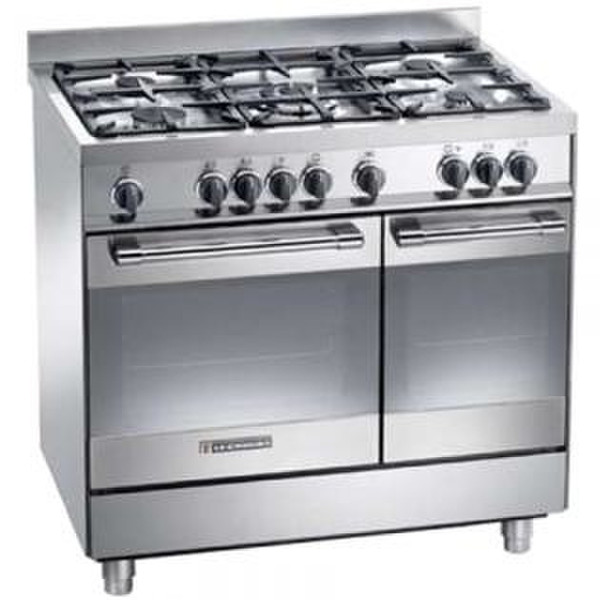 Tecnogas PT929XS Eingebaut Gas hob A Silber Küchenherd