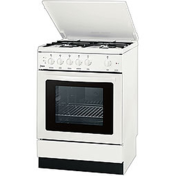 Zoppas PZ66AW Freestanding Gas hob White cooker