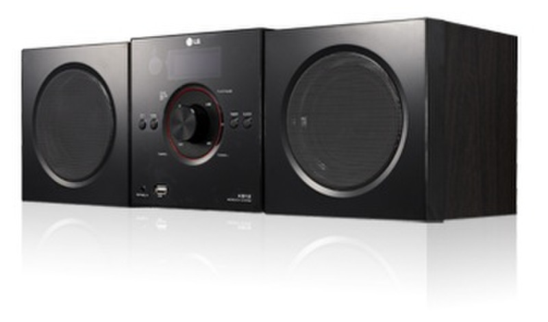 LG XB12 10W Black home audio set