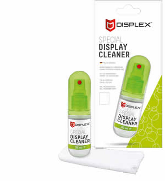 Displex 00190 LCD/LED/Plasma Equipment cleansing spray & dry cloth 30ml Reinigungskit