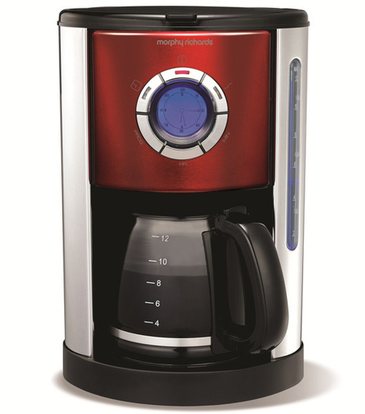 Morphy Richards 47094 Drip coffee maker 12cups Red coffee maker
