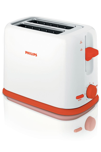 Philips Daily Collection HD2566/56 2slice(s) 950, -W Orange,White toaster