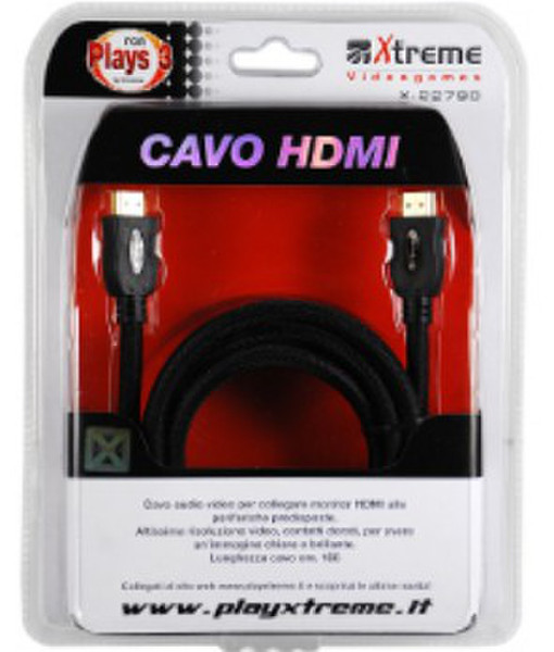 Xtreme HDMI/HDMI, M/M, 1.8m 1.5m HDMI HDMI Schwarz HDMI-Kabel