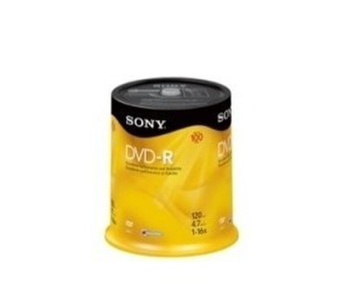 Sony 100DMR47RS4T2UC 4.7ГБ DVD-R 100шт чистый DVD