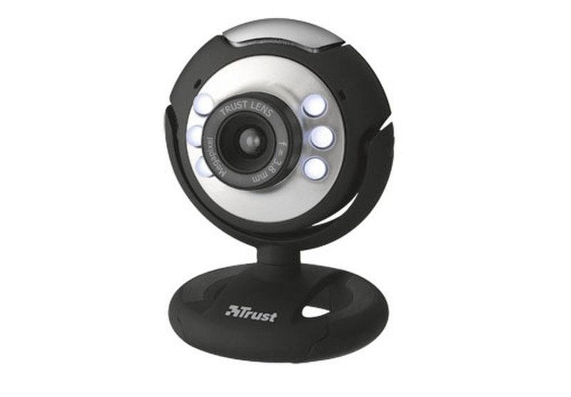 Trust 31031 1.3MP 1280 x 1024Pixel USB 2.0 Schwarz, Silber Webcam