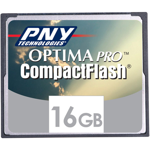PNY Compact Flash Optima 16GB 16GB Kompaktflash Speicherkarte