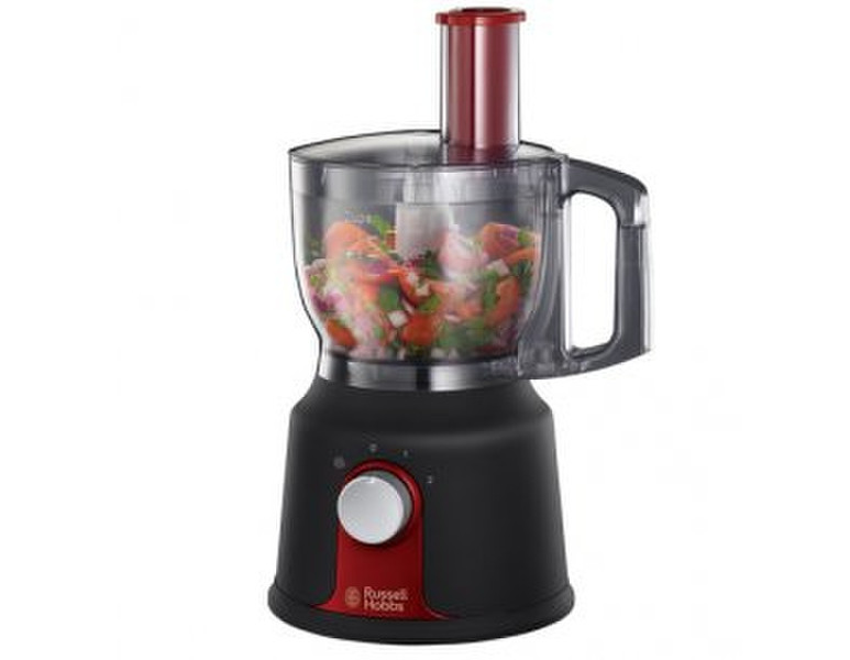 Russell Hobbs Desire 750W 1.5L Black,Red food processor