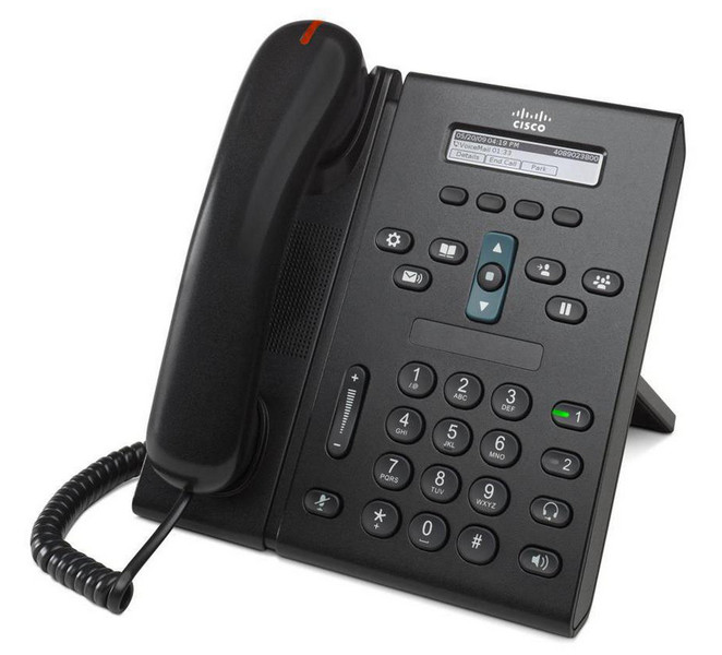 Cisco 6921, 8-pack Wired handset 3lines LCD Charcoal IP phone