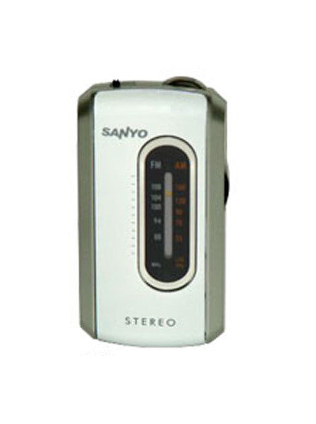 Sanyo RP-X4A Портативный Аналоговый Белый радиоприемник