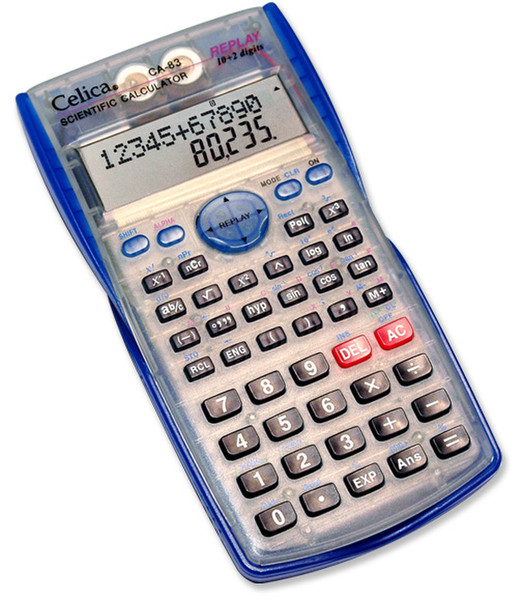 Celica CA-83 Карман Basic calculator Синий
