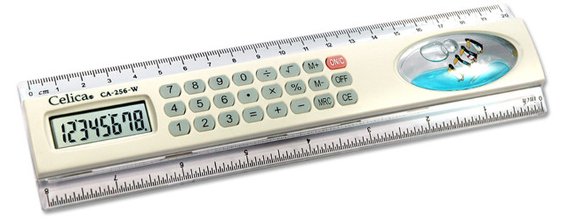 Celica CA-256-W Карман Basic calculator Белый