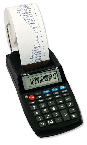 Celica CA-50TS Настольный Printing calculator Черный