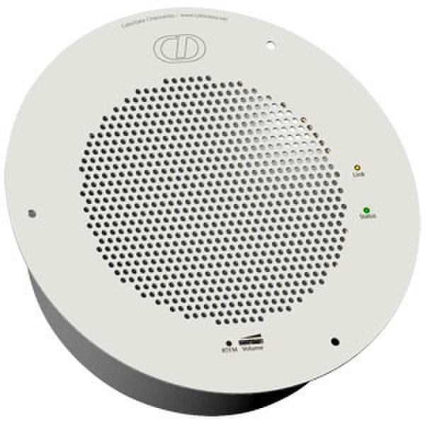 CyberData Systems 011104 10W White loudspeaker