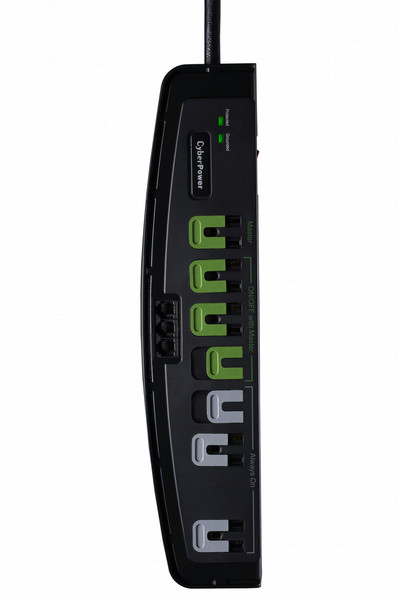 CyberPower CSP706TG 7AC outlet(s) 125V 1.8m Black surge protector