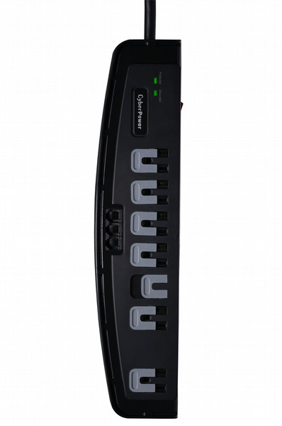 CyberPower CSP708T 7AC outlet(s) 125V 2.4m Black surge protector