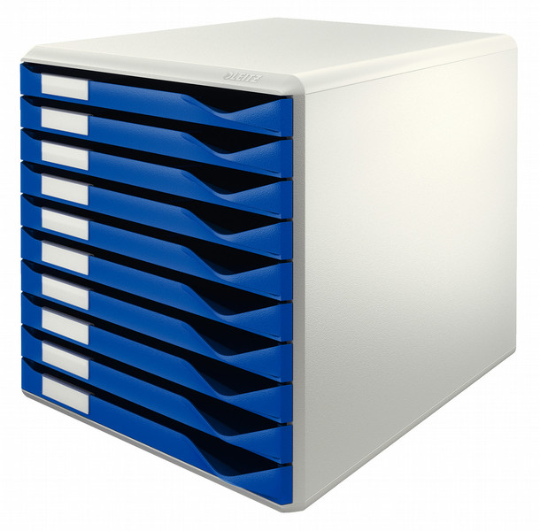 Leitz 52810035 Полистрол Синий, Серый файловая коробка/архивный органайзер