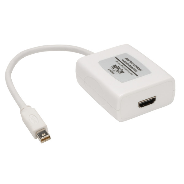 Tripp Lite P137-06N-HDMI Mini DisplayPort HDMI Белый кабельный разъем/переходник