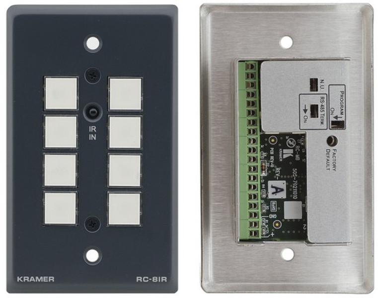 Kramer Electronics RC-8IR IR Wireless press buttons Grey remote control