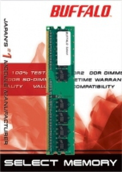 Buffalo 1GB 400MHz DDR DIMM 1GB DDR 400MHz Speichermodul