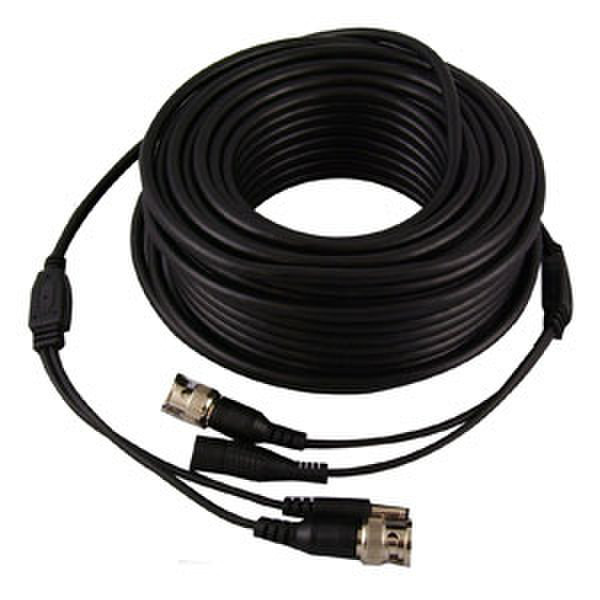 Vonnic CB100B 30m BNC M + Power FM BNC M + Power FM Black coaxial cable