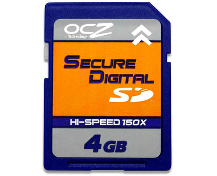 OCZ Technology 4GB 150X (22.5MB/sec) Secure Digital Flash Memory Cards 4GB SD memory card