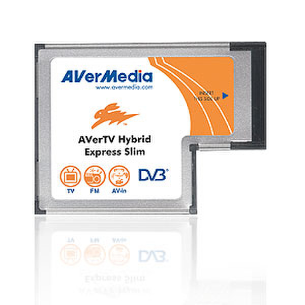 AVerMedia AverTV hybrid ExpressCard Slim Internal Analog,DVB-T PCI Express