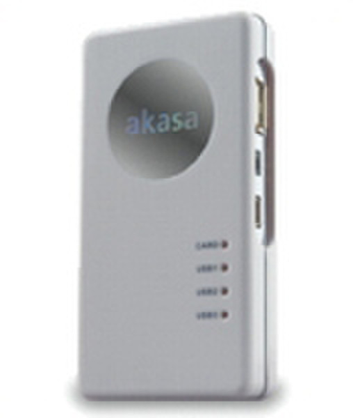 Akasa White Combo Card Reader устройство для чтения карт флэш-памяти