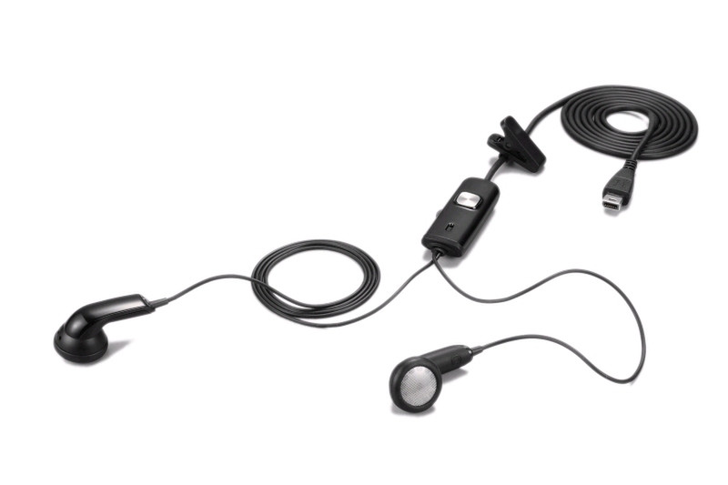 HTC Touch Dual Stereo Headset HS S200 Стереофонический Проводная Черный гарнитура мобильного устройства