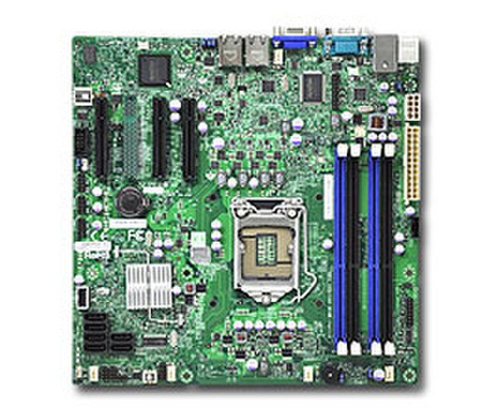 Supermicro MBD-X9SCL+-F-B Intel C202 LGA 1155 (Socket H2) Микро ATX материнская плата для сервера/рабочей станции