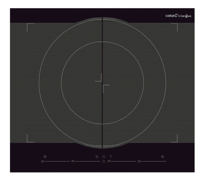 CATA Giga Eingebaut Induktionskochfeld Schwarz